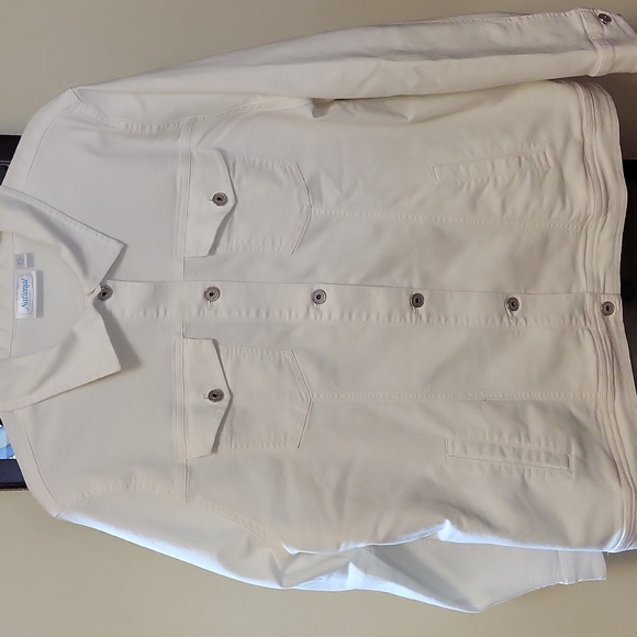 White Jean Jacket - Picture 3 of 4